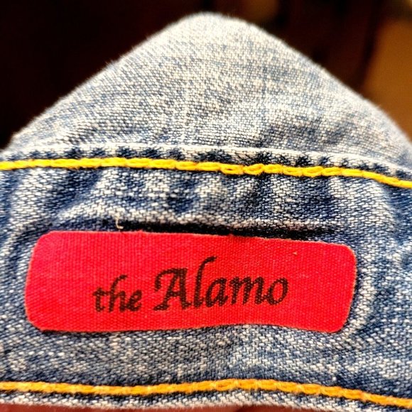 AG Adriano Goldschmied Denim Jacket Womens S Small The Alamo Distressed EUC - Picture 14 of 14